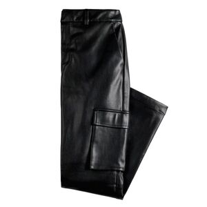 Apt 9 | Faux Leather Cargo Pants | Winter | Wide Leg | Edgy | Fall | Chic |